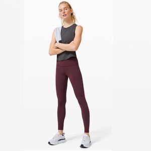 NWT Lululemon Wunder Under HR Tight 28” in Cassis Size 2